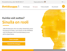 Tablet Screenshot of ihmiskauppa.fi